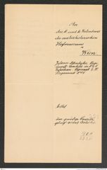 k.k. naturhistorisches Hofmuseum, Intendanzakten 1885-1896 (Hauer), Aktenzahl Z.129/1891, Seite 4